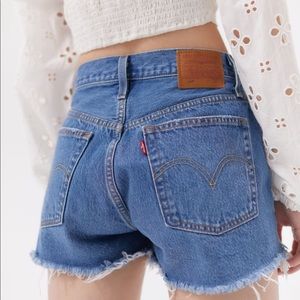 Levi 501 Denim Cutoff Shorts